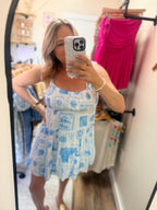 MARINE PRINT MINI DRESS