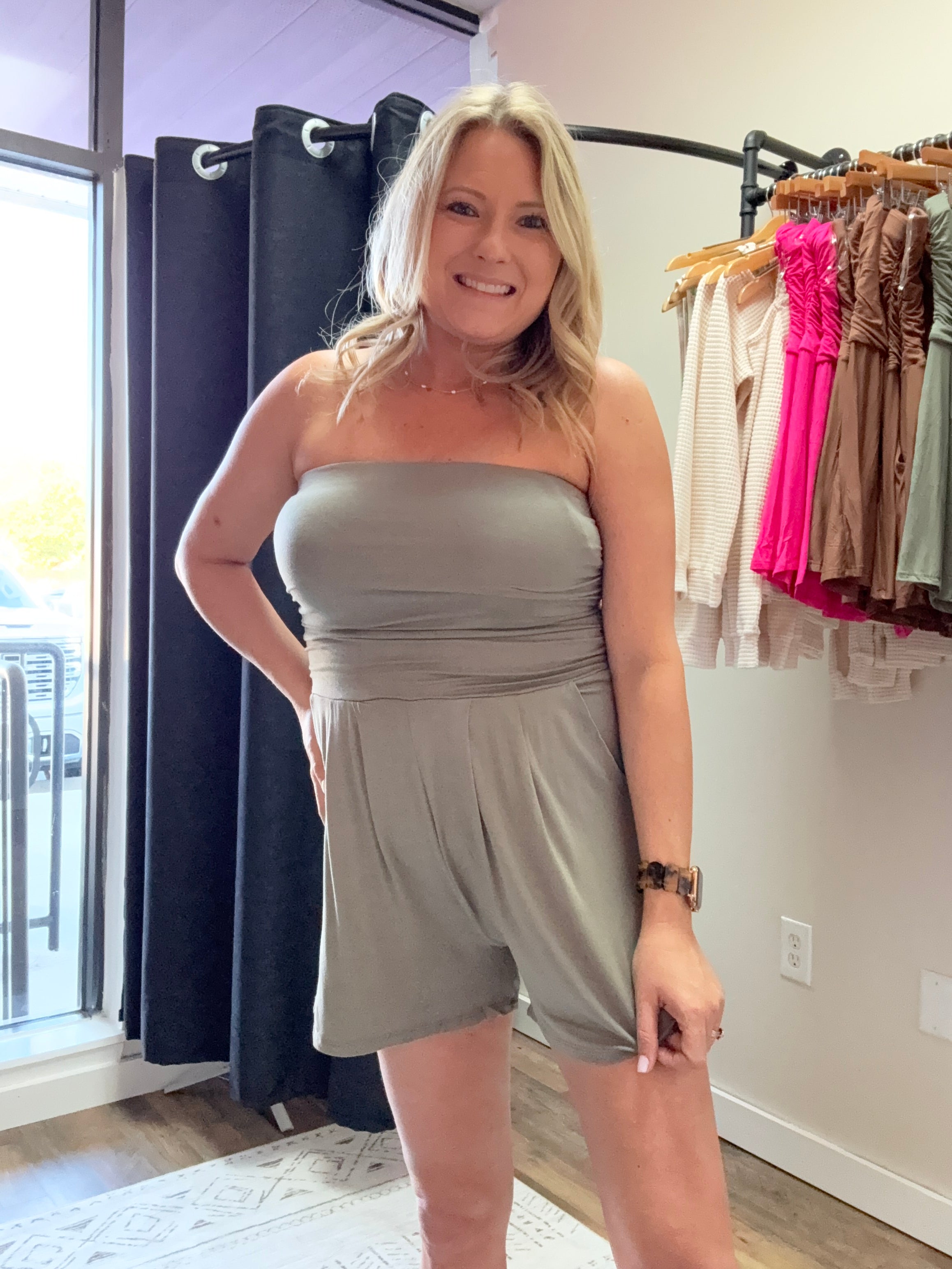 SOLID TUBE ROMPER
