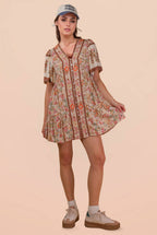 Woven Mini Dress