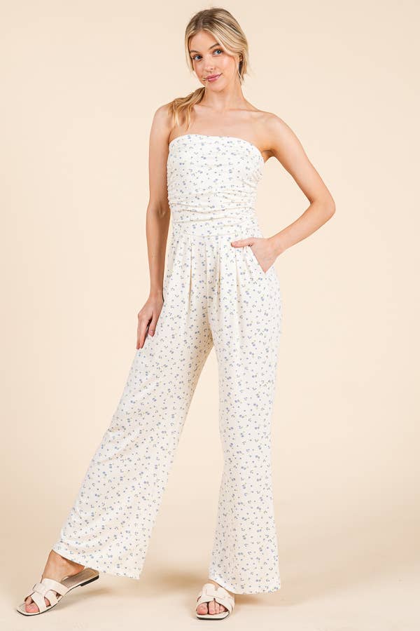 FLORAL PRINTED PALAZZO JUMPSUIT